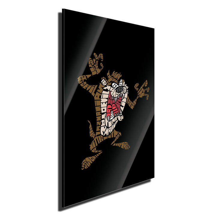 Tasmanian Devil Calligram