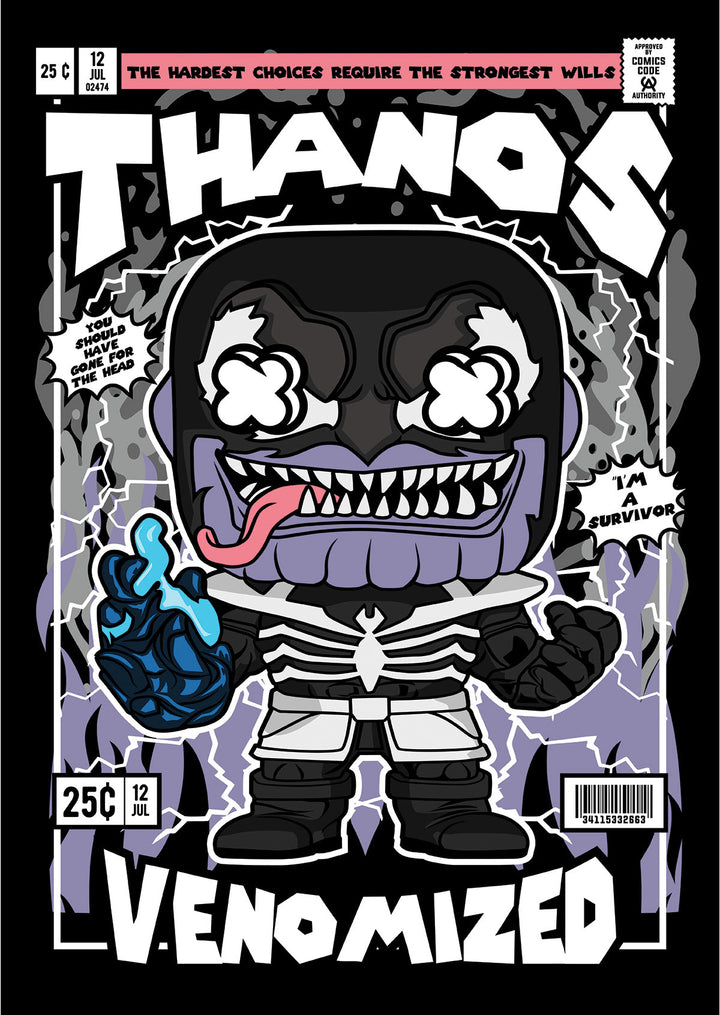 Thanos Venomized Pop Style