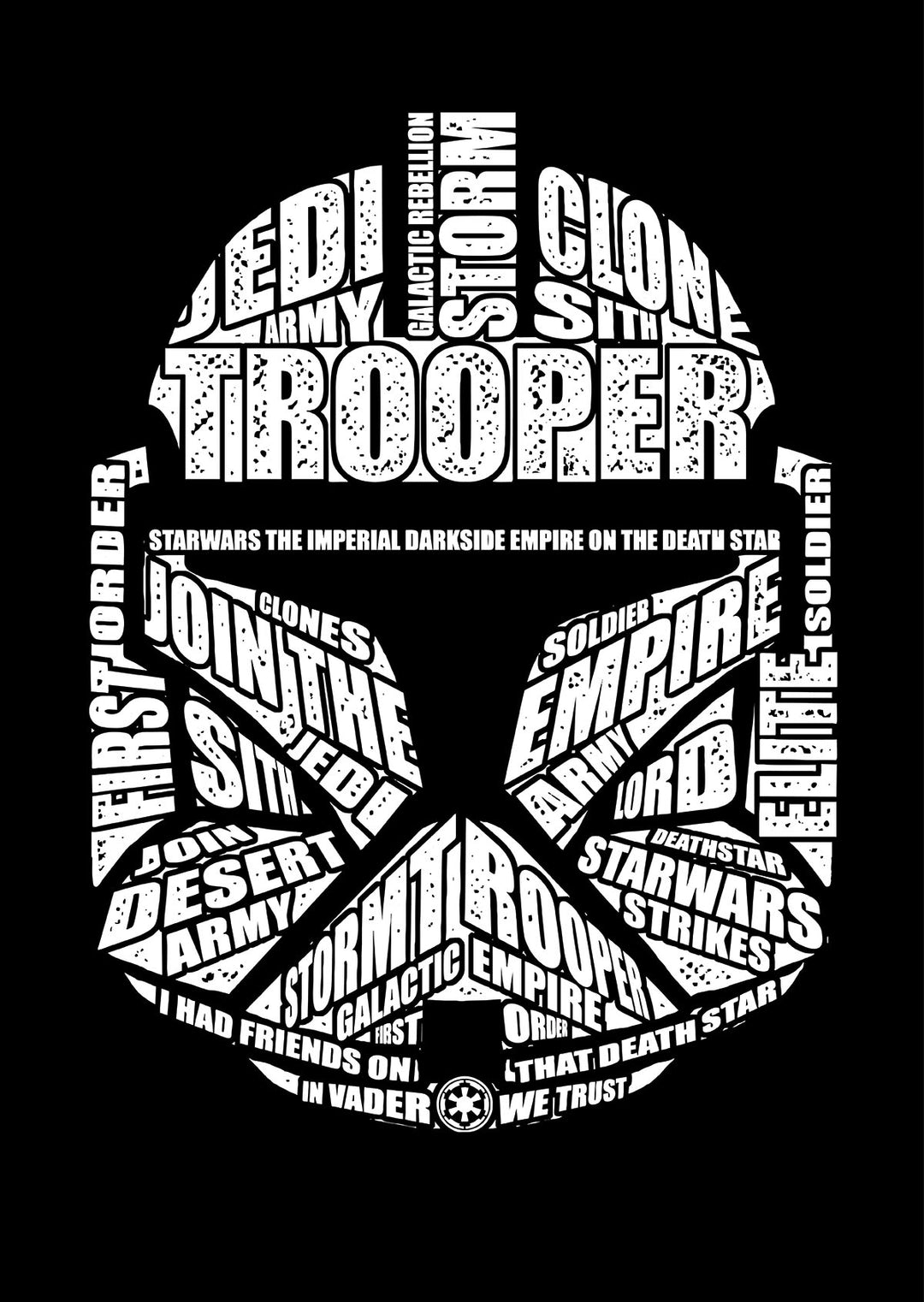 Storm Trooper Calligram