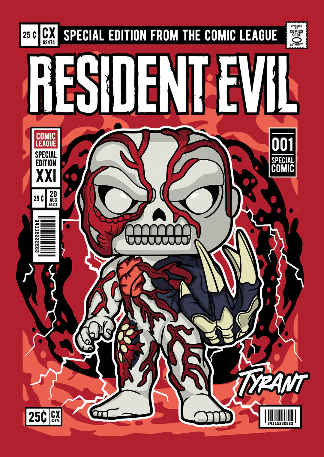 Tyrant Resident Evil Pop Style