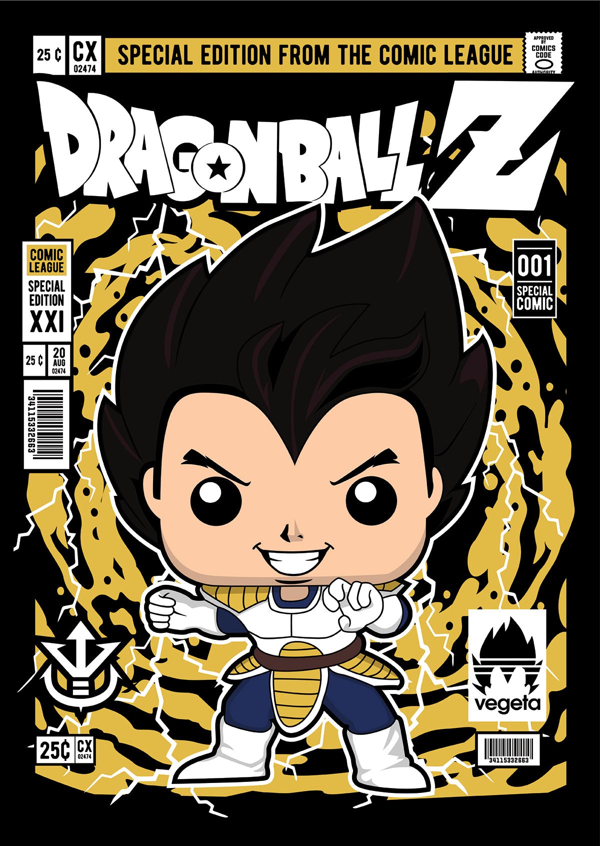 Vegeta DBZ Pop Style