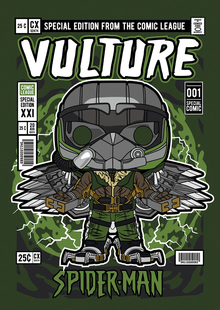 Spiderman Vulture Pop Style