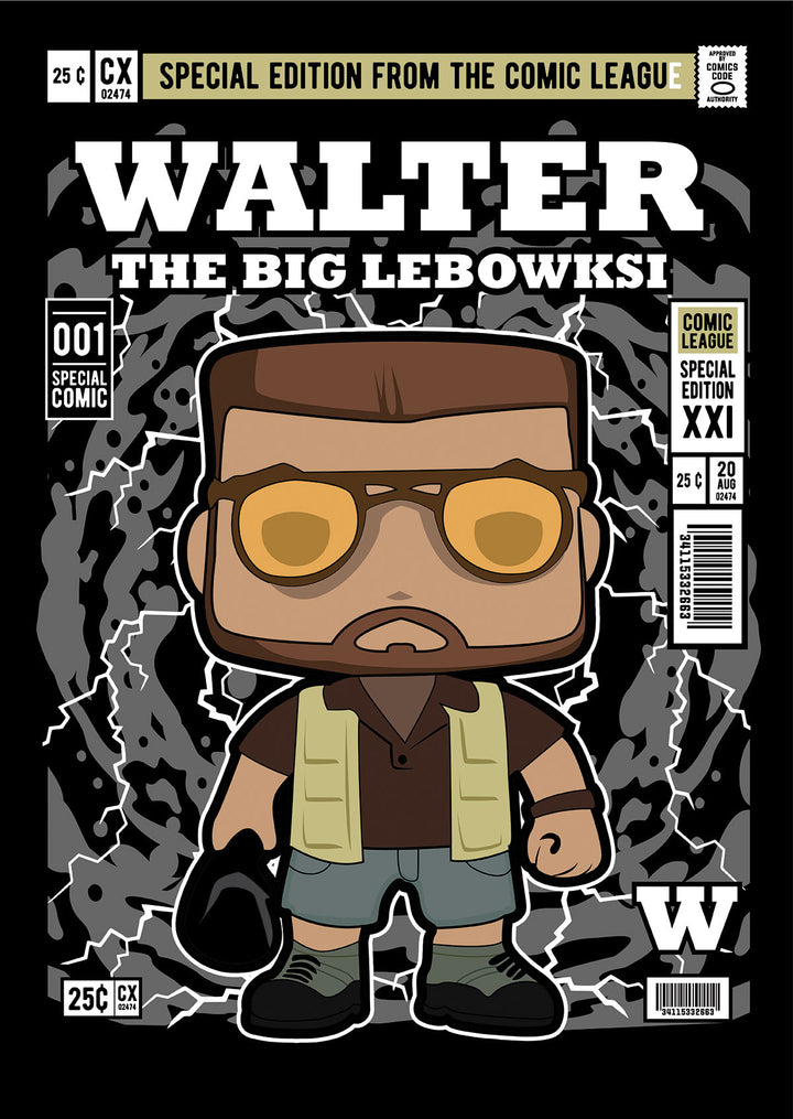 Walter The Big Lebowski Pop Style