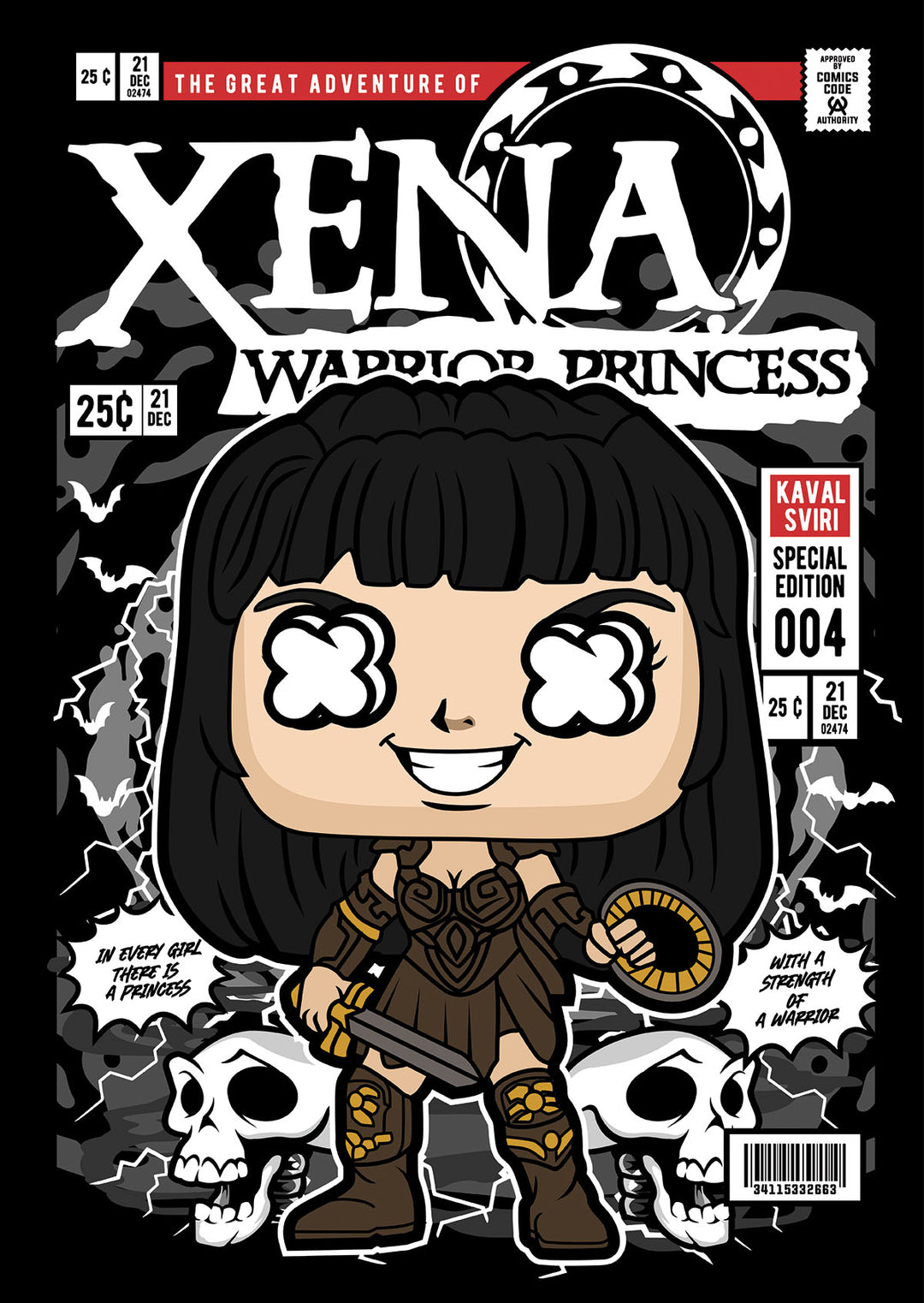 Xena Warrior Princess Pop Style