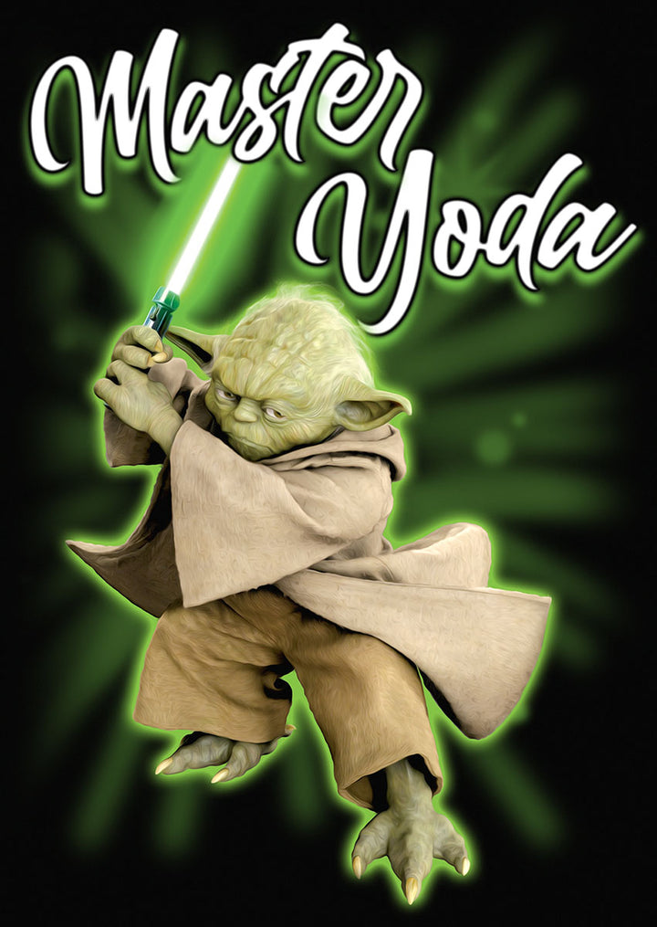 Master Yoda Airbrushed Portrait