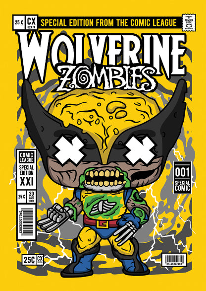 Zombie Wolverine Pop Style