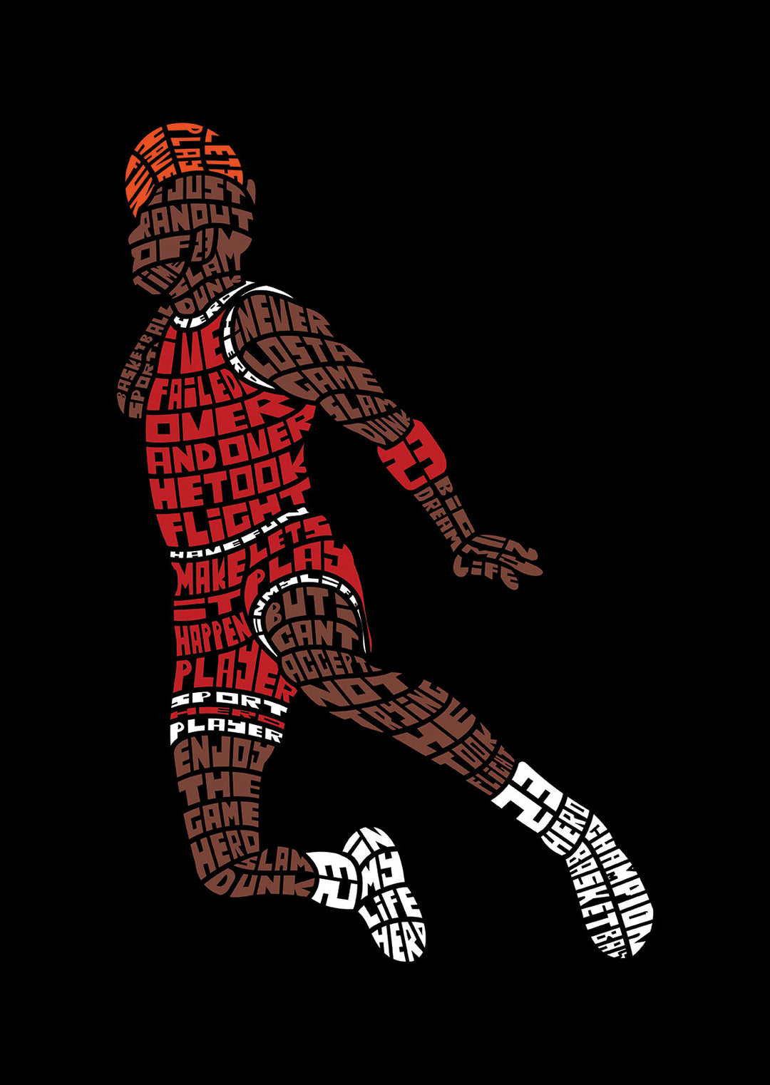 Michael Jordan Calligram