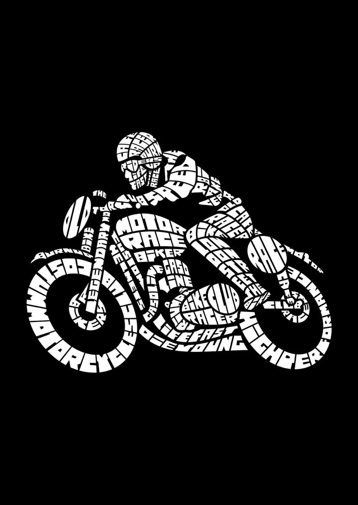 Cafe Racer Calligram