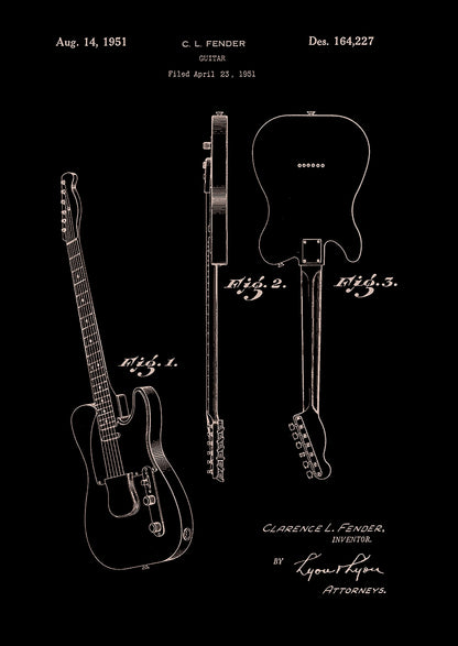 Fender Guitar Patent