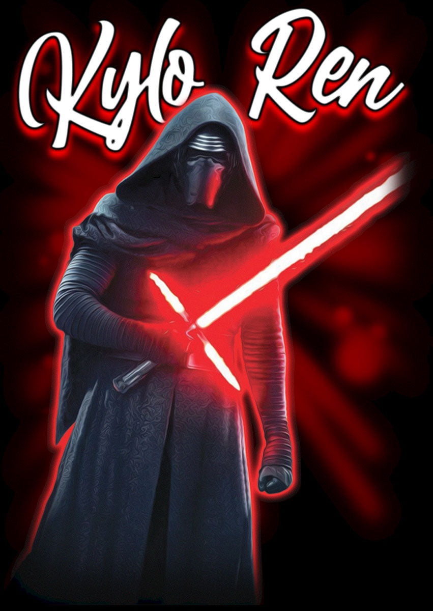 Kylo Ren Airbrushed Portrait