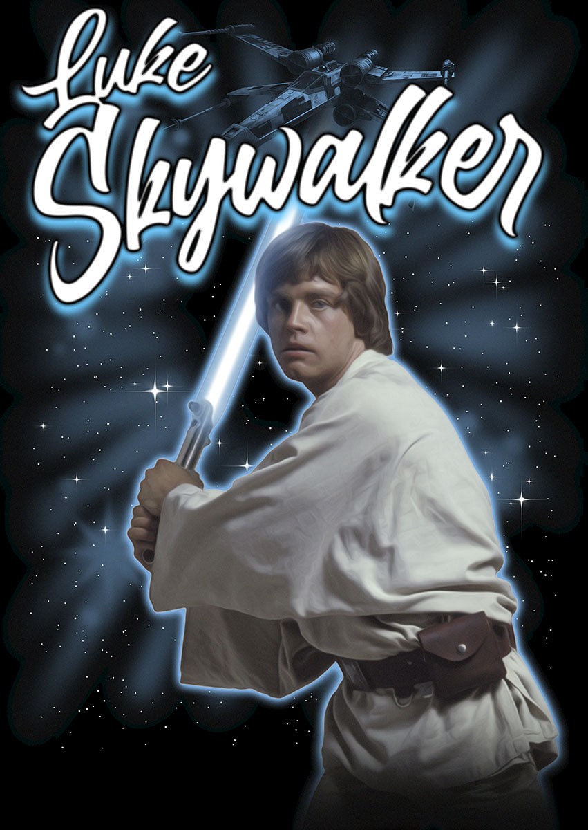 Luke Skywalker Airbrushed Portrait